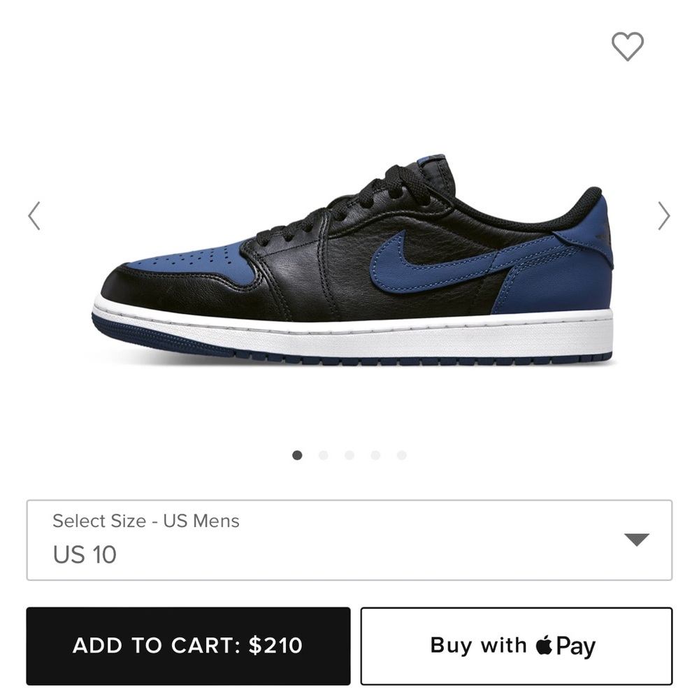 Air Jordan 1 Low OG Midnight Navy